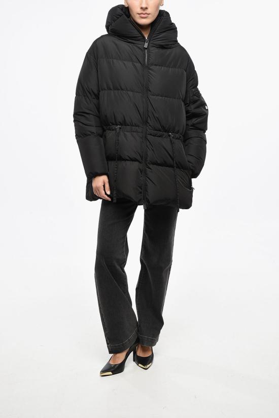  베이컨 롱패딩 BACPIGIA555 CLOUD78 BLACK Black - BACON