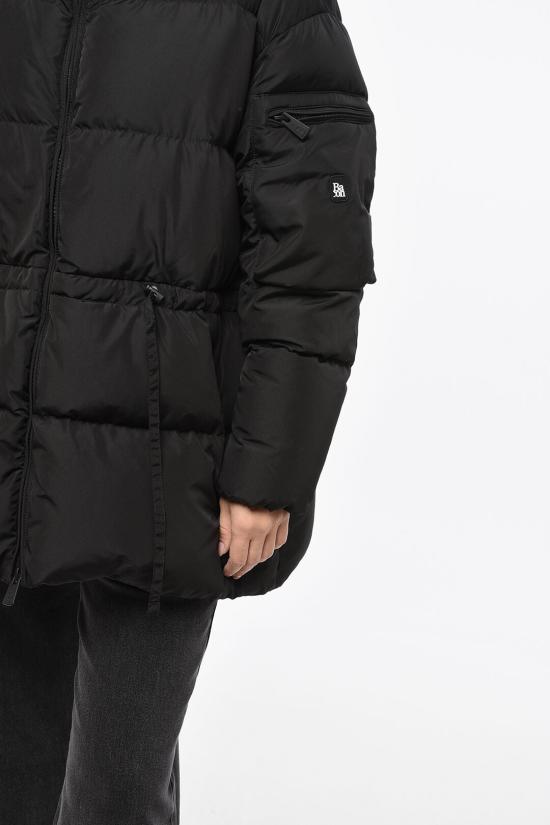  베이컨 롱패딩 BACPIGIA555 CLOUD78 BLACK Black - BACON