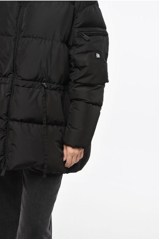  베이컨 롱패딩 BACPIGIA555 CLOUD78 BLACK Black - BACON