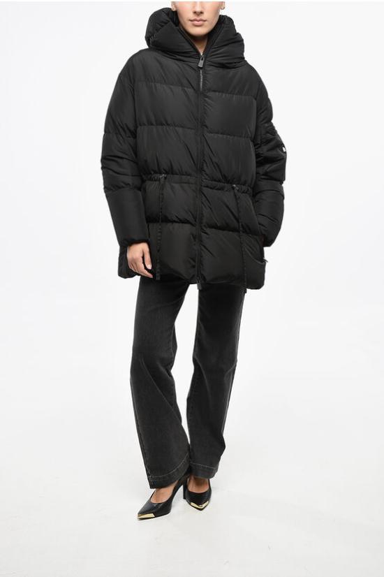  베이컨 롱패딩 BACPIGIA555 CLOUD78 BLACK Black - BACON