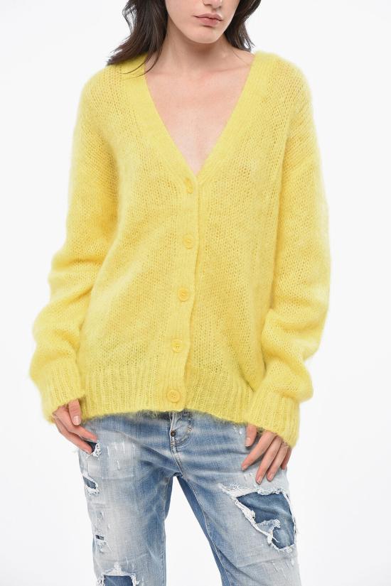  디스퀘어드2 가디건 S75HA1215S18301172 Yellow