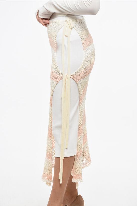  막스마라 롱 스커트 ECUADOR 001AL Pink - MAX MARA