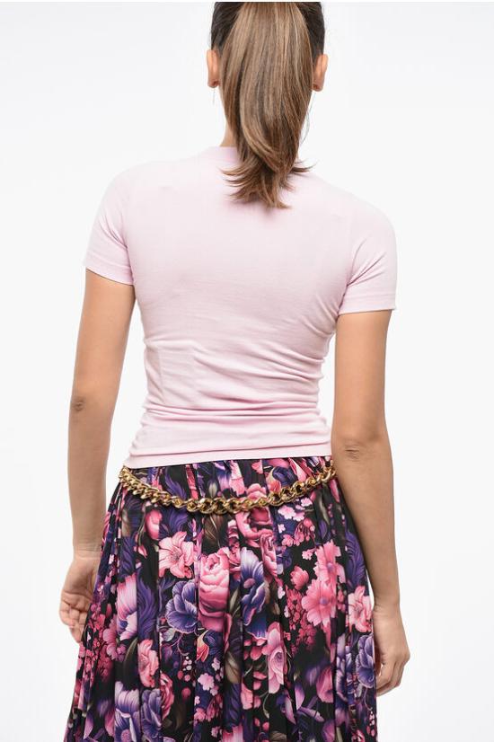  발렌시아가 반팔 티셔츠 768075TQVS5 5708 Pink - BALENCIAGA