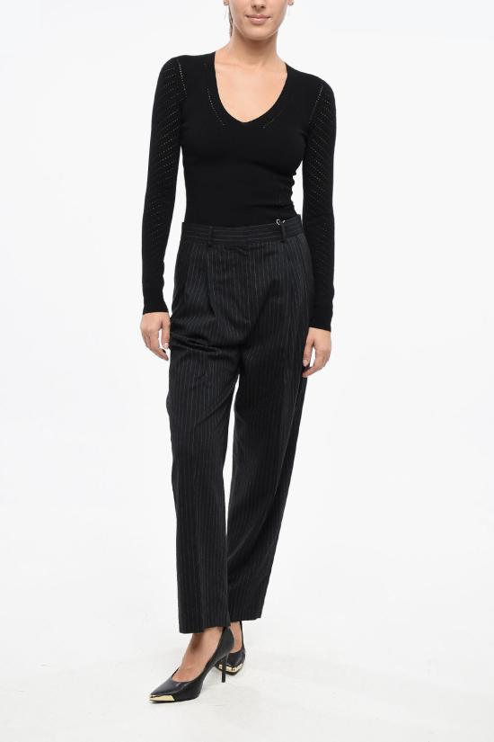  토템 스트레이트 팬츠 244 WRB847 FB0280 016 Midnight blue - TOTEME