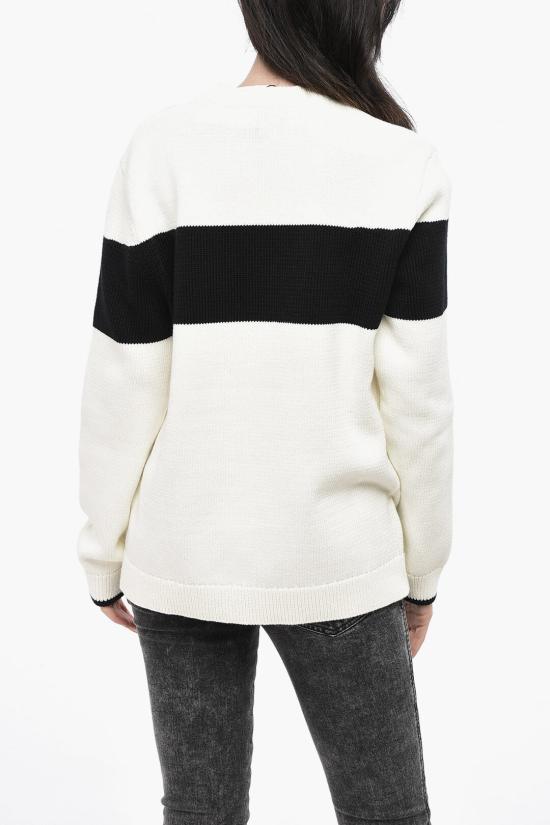  토템 스웨터 243 WRT0338 YA0081 200WB Black White - TOTEME