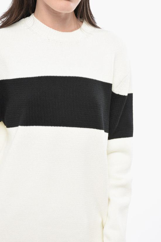  토템 스웨터 243 WRT0338 YA0081 200WB Black White - TOTEME