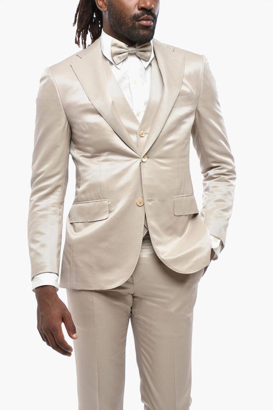  꼬르넬리아니 수트 세트 778275 4107154 036 Beige - CORNELIANI