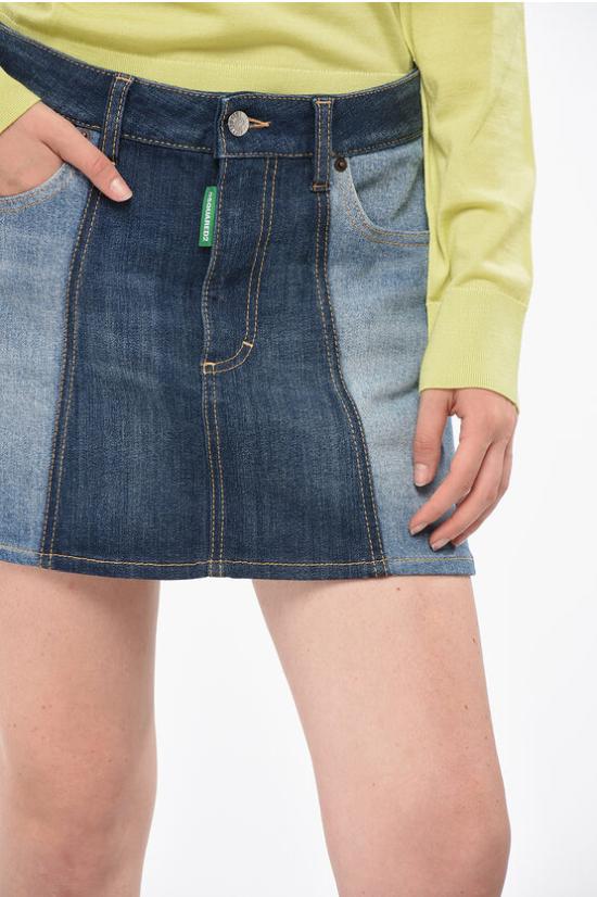  디스퀘어드2 숏 스커트 S73MA0482S30819470 Blue - DSQUARED2