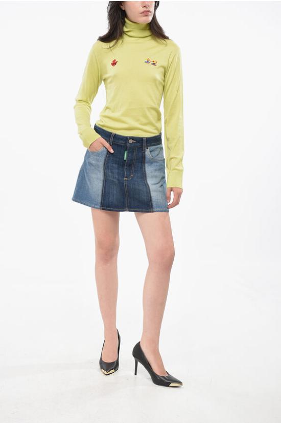  디스퀘어드2 숏 스커트 S73MA0482S30819470 Blue - DSQUARED2