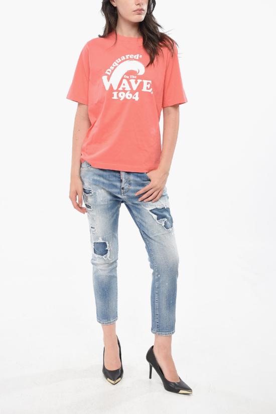  디스퀘어드2 반팔 티셔츠 S75GD0326S22427252 Orange - DSQUARED2