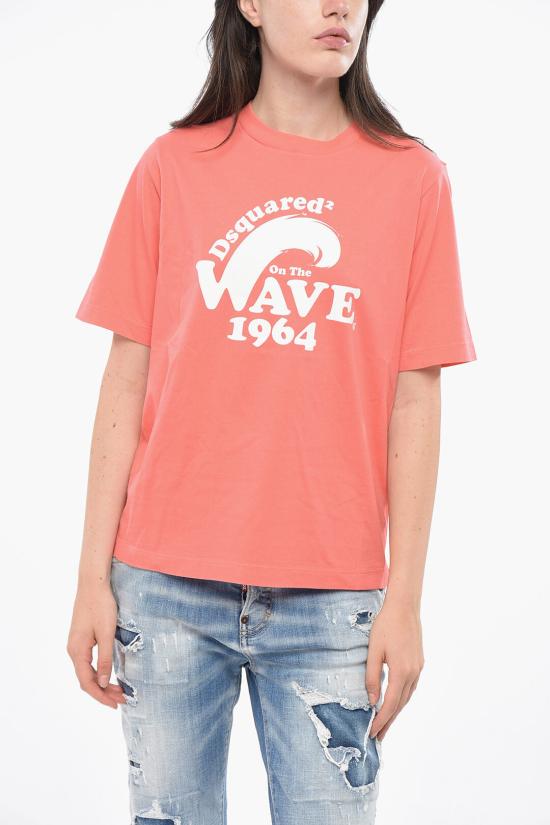  디스퀘어드2 반팔 티셔츠 S75GD0326S22427252 Orange