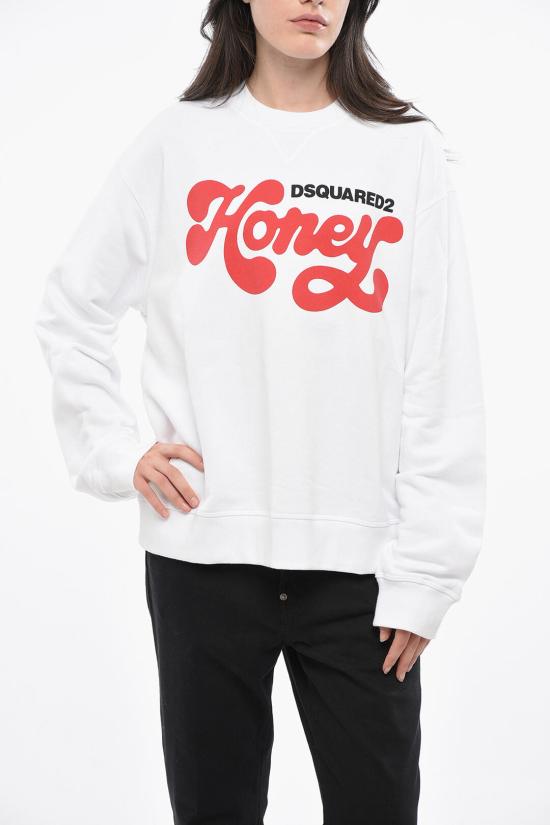  디스퀘어드2 긴팔 티셔츠 S75GU0468S25551100 White