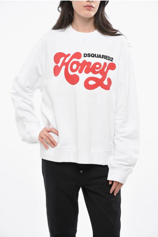  디스퀘어드2 긴팔 티셔츠 S75GU0468S25551100 White