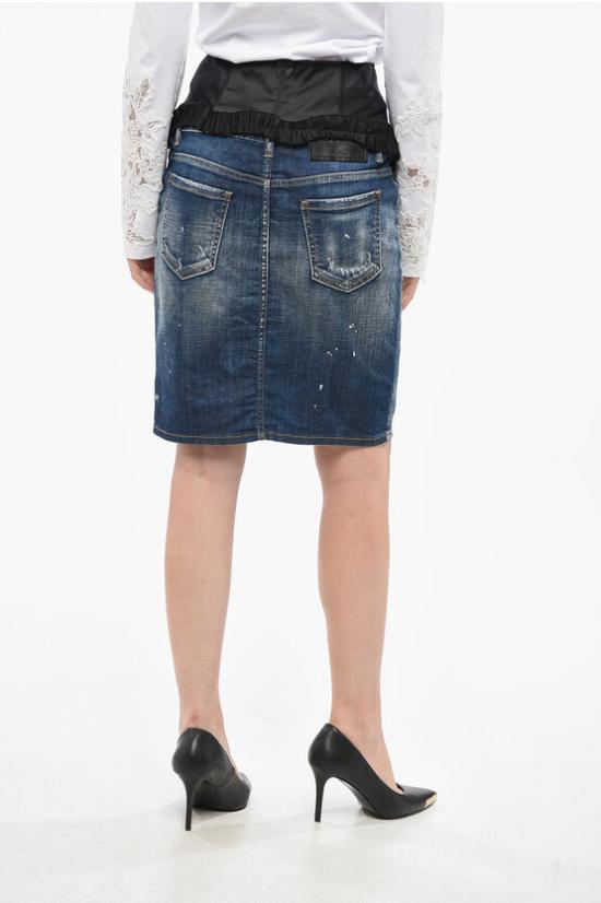  디스퀘어드2 데님 스커트 S72MA0971S30342470 Blue - DSQUARED2
