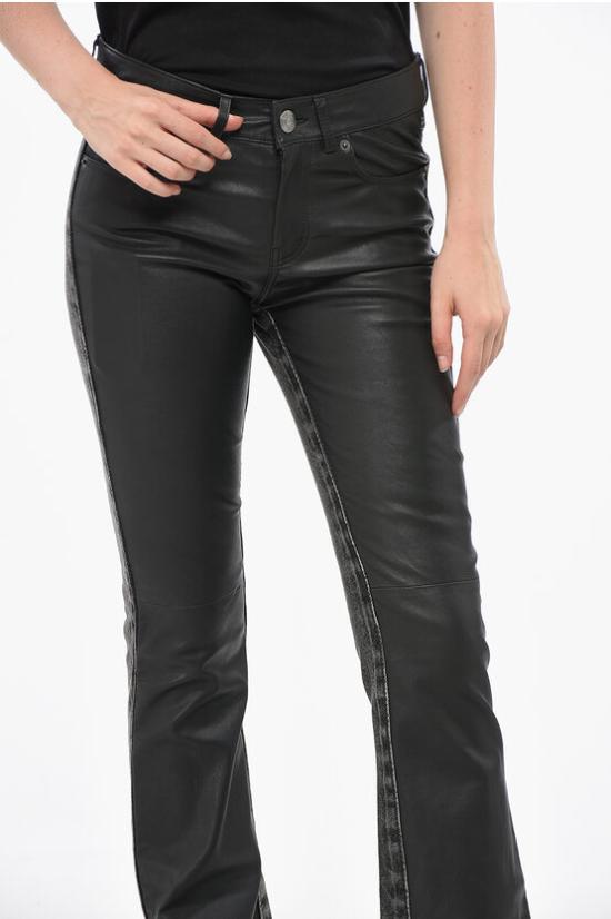  디젤 가죽 팬츠 A14030 0LIBE 9XXA Black - DIESEL