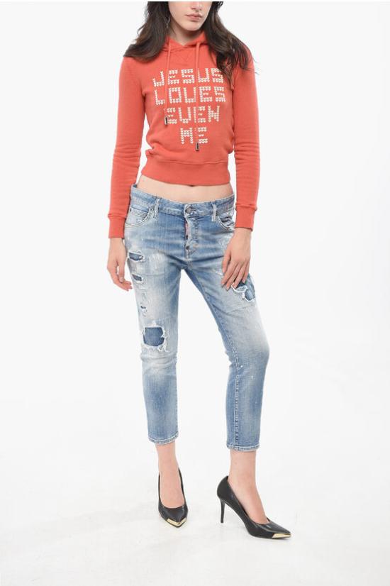  디스퀘어드2 후드 티셔츠 S72GU0426S25140311 Orange - DSQUARED2