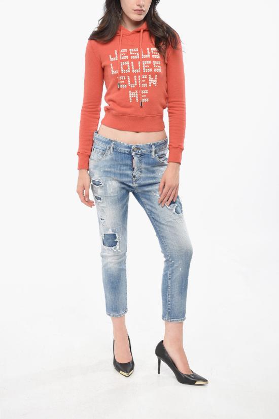  디스퀘어드2 후드 티셔츠 S72GU0426S25140311 Orange - DSQUARED2