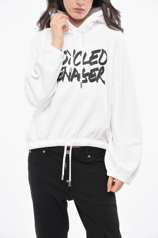  디스퀘어드2 후드 티셔츠 S72GU0431S25030100 Black White