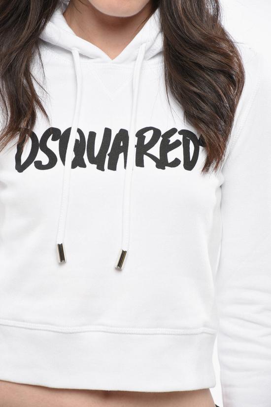  디스퀘어드2 후드 티셔츠 S72GU0441S25516100 Black White - DSQUARED2