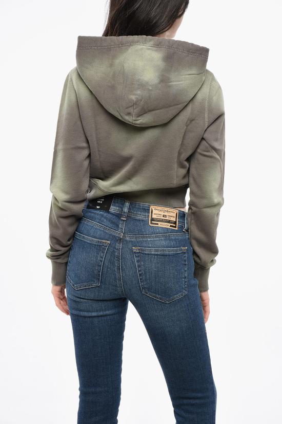  디젤 후드 티셔츠 A14184 0IPAP 5JHA Military Green - DIESEL