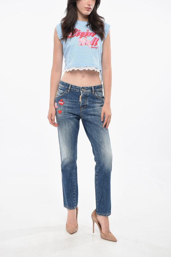  디스퀘어드2 데님 팬츠 S72LB0690S30309470 Blue - DSQUARED2