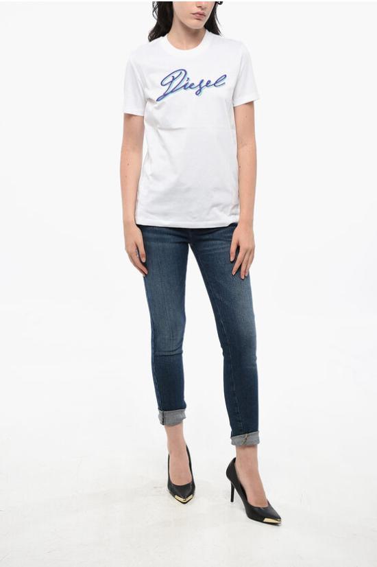  디젤 반팔 티셔츠 A19707 RDRDX 100 White - DIESEL