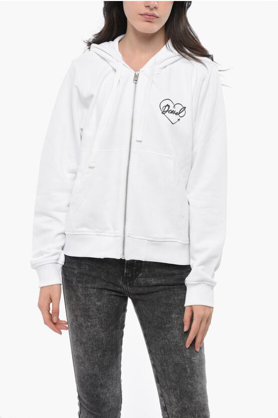  디젤 긴팔 티셔츠 A19711 RNCKL 100 White