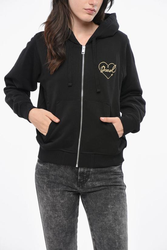  디젤 후드 티셔츠 A19711 RNCKL 900 Black