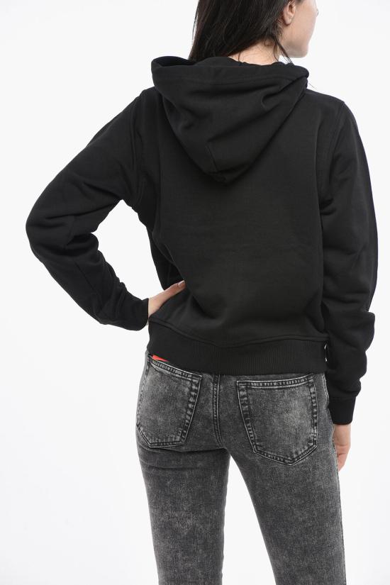  디젤 후드 티셔츠 A19711 RNCKL 900 Black - DIESEL