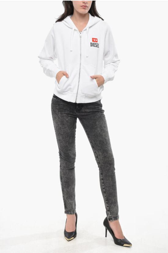  디젤 긴팔 티셔츠 A19712 RNCKM 100 White - DIESEL