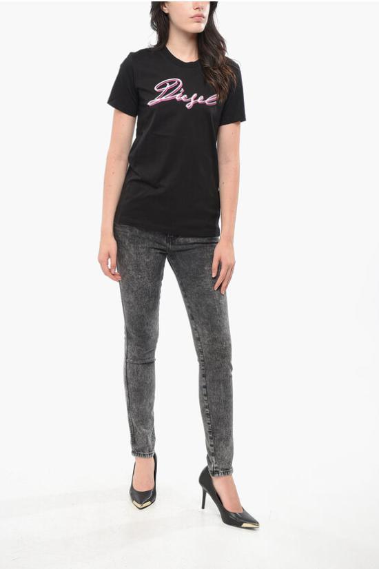  디젤 반팔 티셔츠 A19707 RDRDX 900 Black - DIESEL