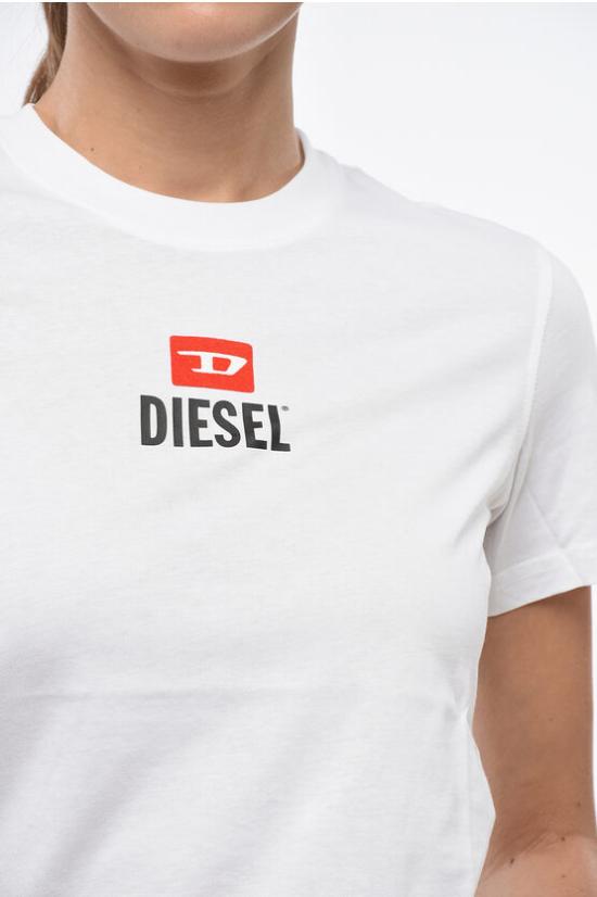  디젤 반팔 티셔츠 A19708 RDRDY 100 White - DIESEL