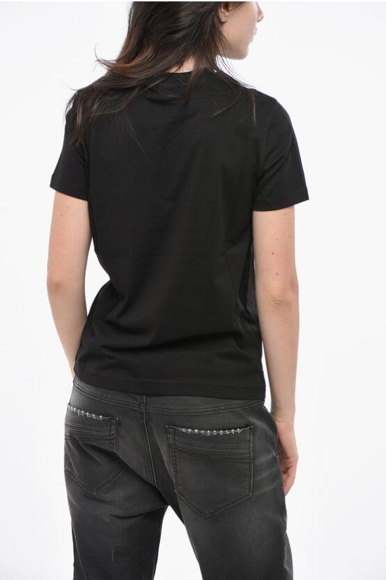  디젤 반팔 티셔츠 A19708 RDRDY 900 Black - DIESEL