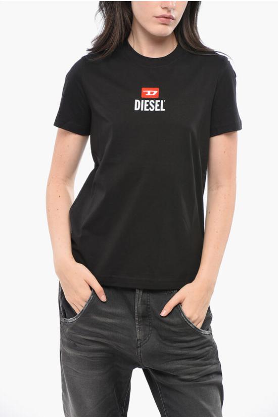  디젤 반팔 티셔츠 A19708 RDRDY 900 Black