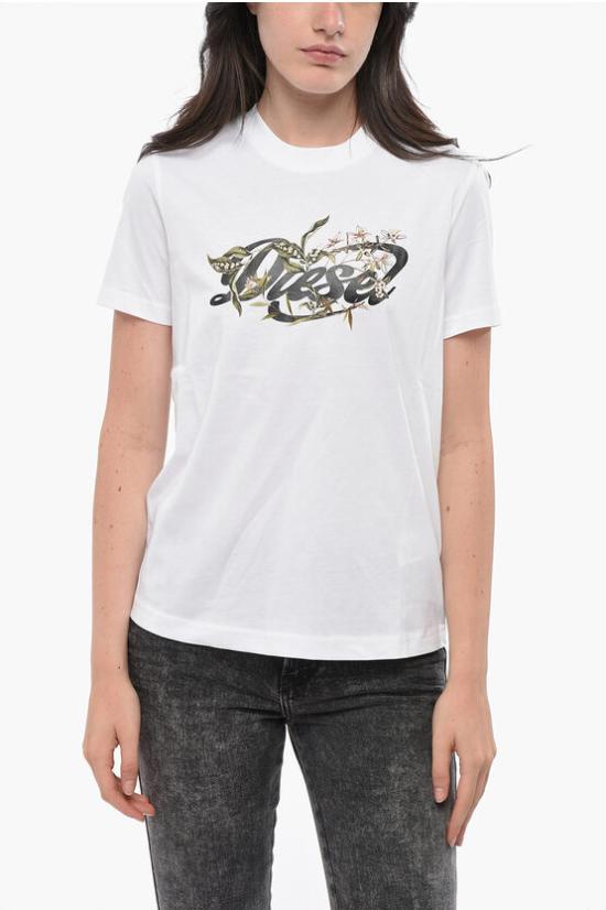  디젤 반팔 티셔츠 A17096 RHERA 100 White