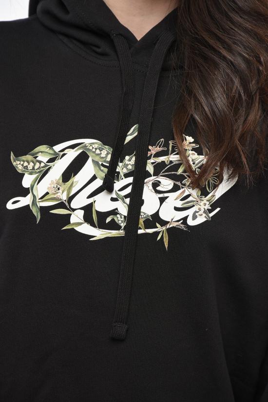  디젤 후드 티셔츠 A17012 RIAJH 900 Black - DIESEL