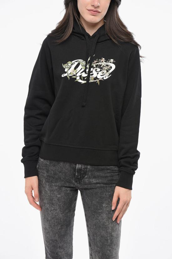  디젤 후드 티셔츠 A17012 RIAJH 900 Black