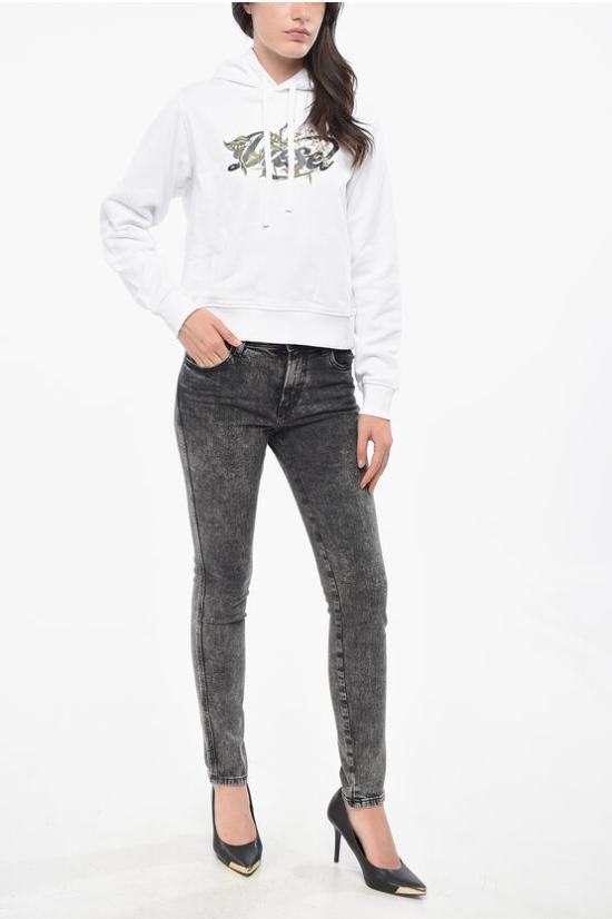  디젤 후드 티셔츠 A17012 RIAJH 100 White - DIESEL