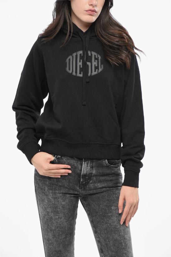  디젤 후드 티셔츠 A17010 RIAJH 900 Black