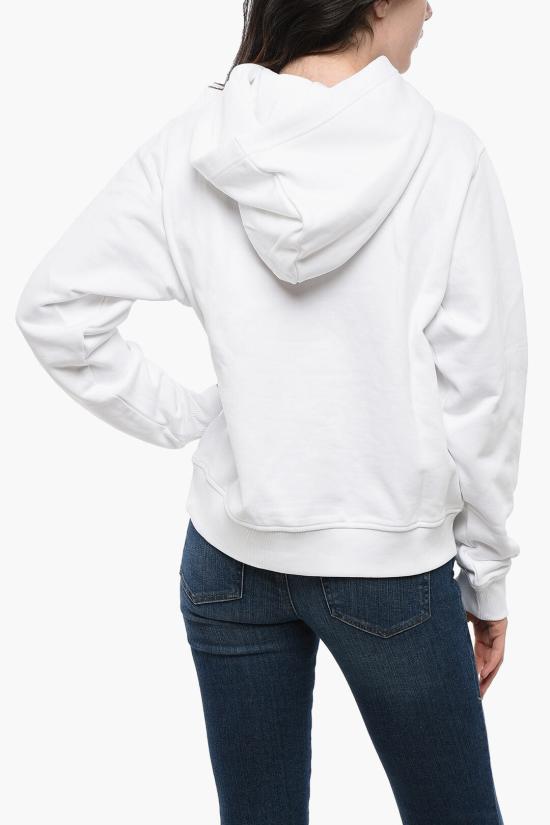  디젤 후드 티셔츠 A17010 RIAJH 100 White - DIESEL