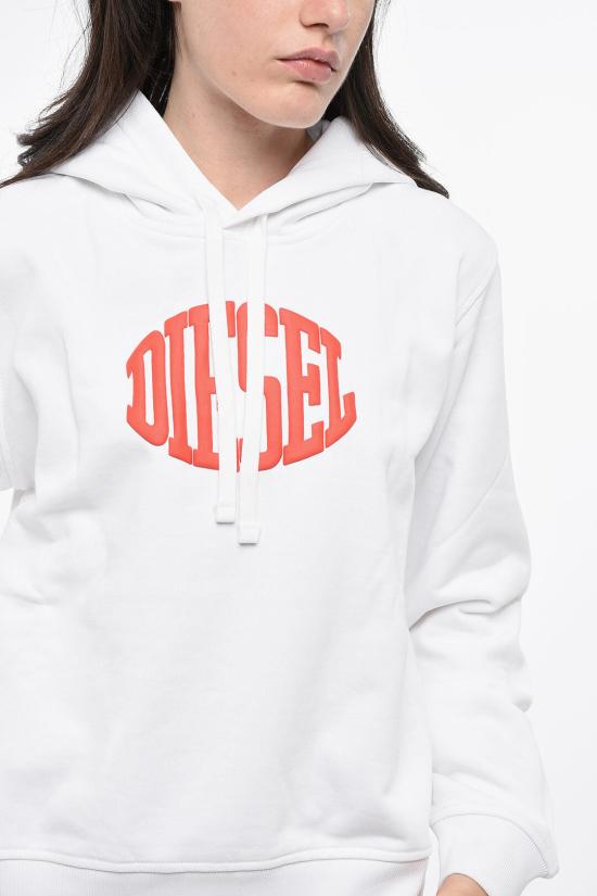  디젤 후드 티셔츠 A17010 RIAJH 100 White - DIESEL