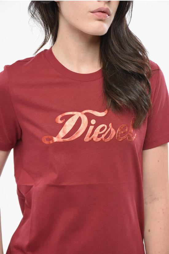  디젤 반팔 티셔츠 A10390 RCATJ 44D Burgundy - DIESEL