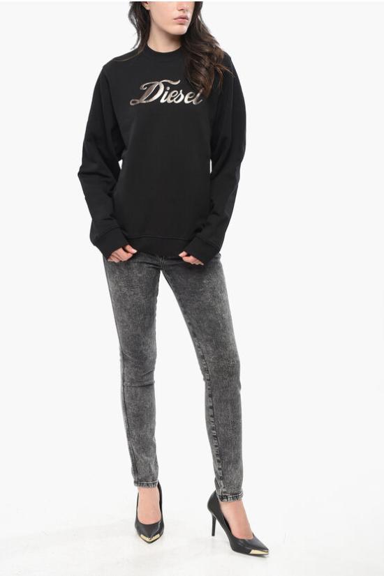  디젤 긴팔 티셔츠 A10288 RIAJH 9XX Black - DIESEL