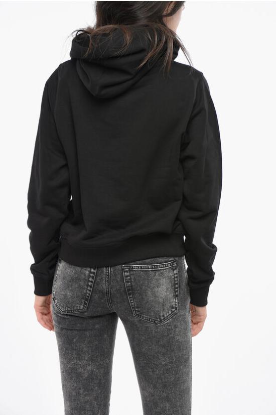  디젤 후드 티셔츠 A12777 RIAJH 9XX Black - DIESEL