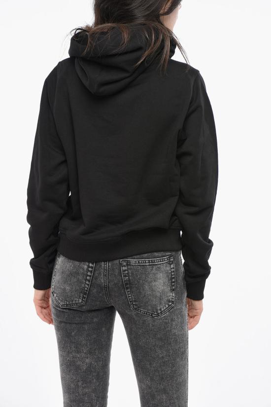  디젤 후드 티셔츠 A12777 RIAJH 9XX Black - DIESEL