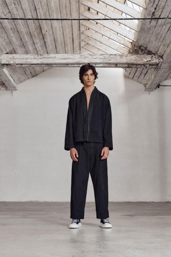 25SS 비포지티브 자켓 KIMONO1COT Black - BE POSITIVE