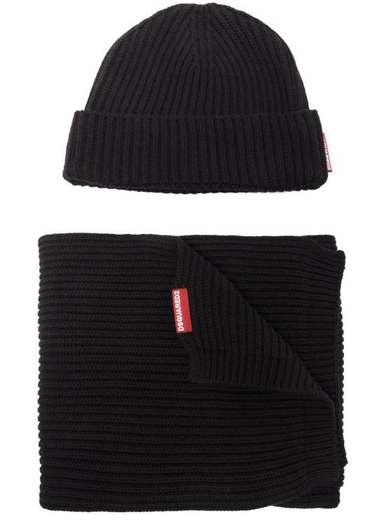  디스퀘어드2 비니 KNM006505M02252 Black