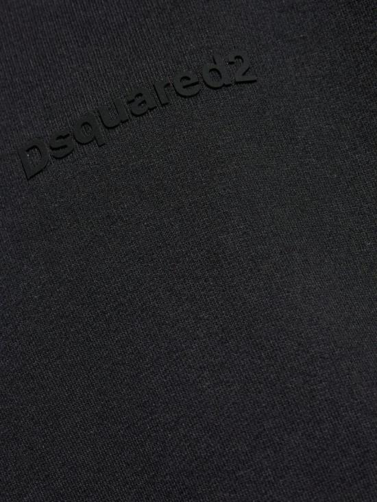 25FW 디스퀘어드2 후드 티셔츠 S74GU0891 S25516 Black - DSQUARED2