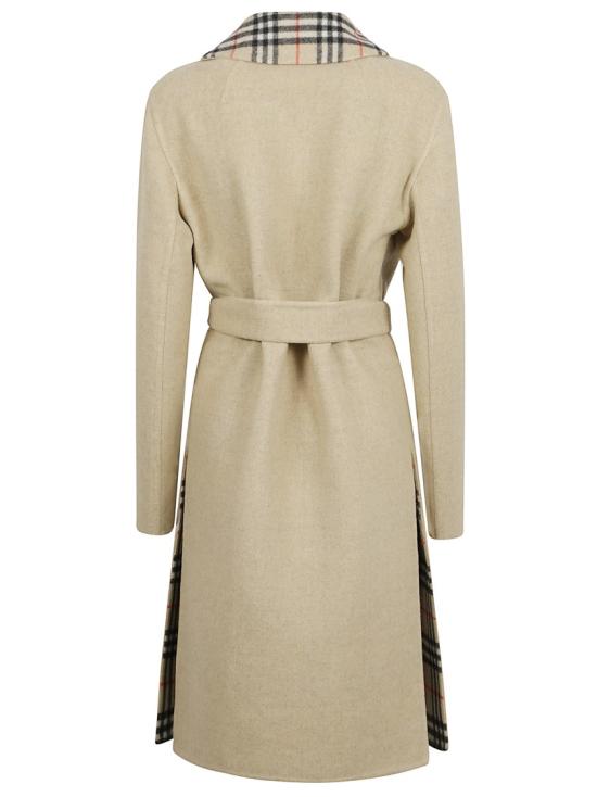 25FW 버버리 싱글 브레스티드 벨티드 리버서블 코트 8113437 B9368 Neutrals - BURBERRY