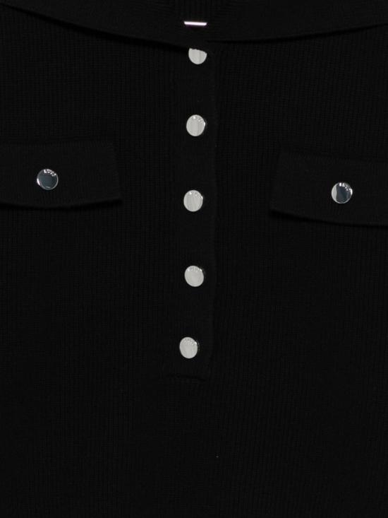 25FW 리우조 폴로 티셔츠 MF5373 Black - LIU JO